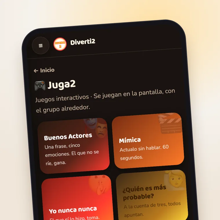 IMAGEN: una previa o juntada arrancando — gente de pie en ronda, jugando