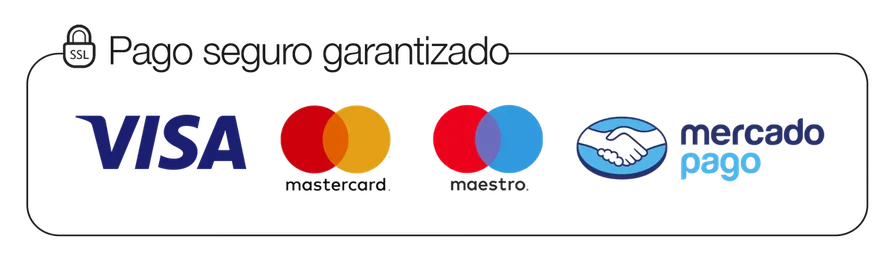 IMAGEN: la tira de logos de los medios de pago que acepta el checkout