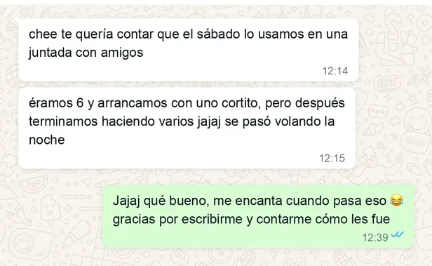 TESTIMONIO: captura real de WhatsApp 2 de 8 — cada una mata una objeción distinta